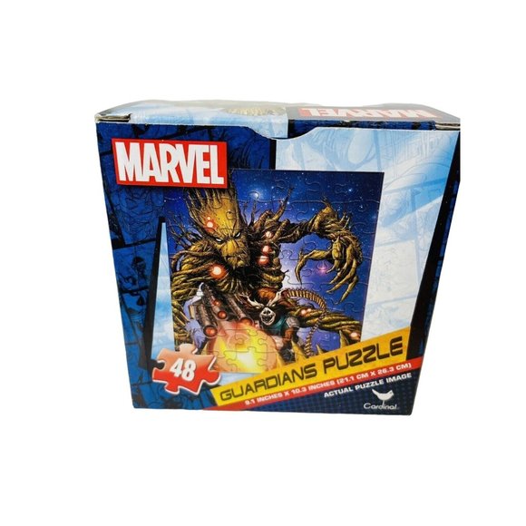 Marvel Avengers Guardians Grut Jigsaw Puzzle 48 Pieces 10.3 Inches New Sealed - Picture 1 of 7